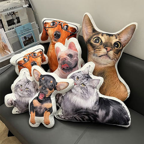 18x18 Pillow - Personalized Pet Pillow, Custom Pillows with Picture, H -  Pawfect House ™