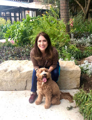 Therapy Dog helps Dog Mom's counseling clients