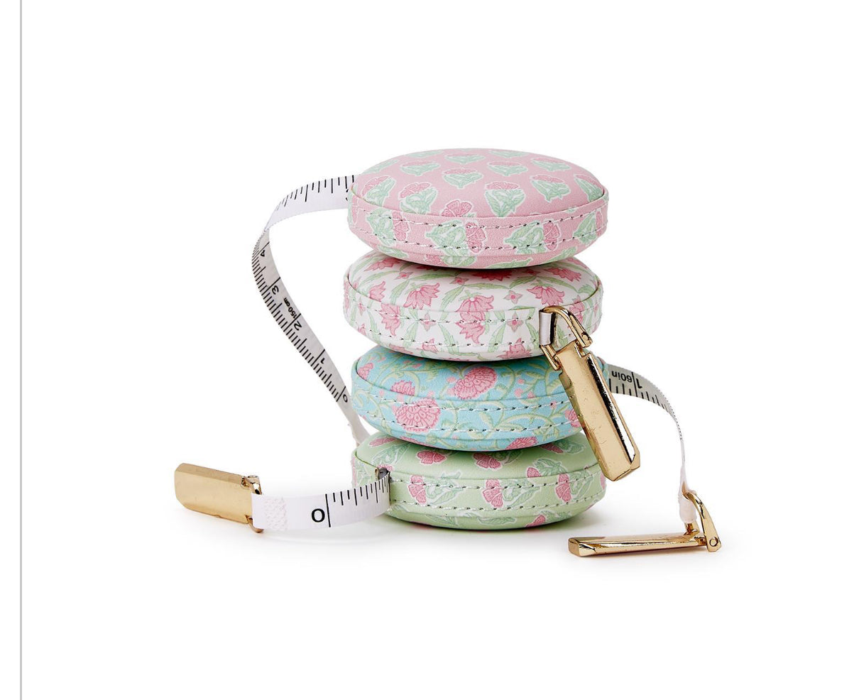 Floral Block Print Measuring Tape