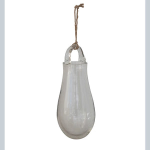 Glass Hanging Vase with Jute Hanger - Everlee Jane