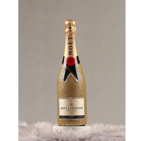 Moët & Chandon Brut Imperial decorated with cut glass stones - GH Clever –  GHClever