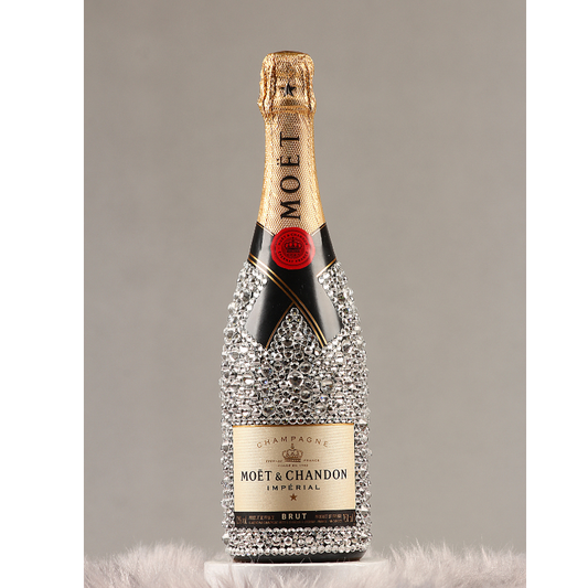 Moët Chandon Imperial Brut decorated with gold glitter - GH Clever –  GHClever