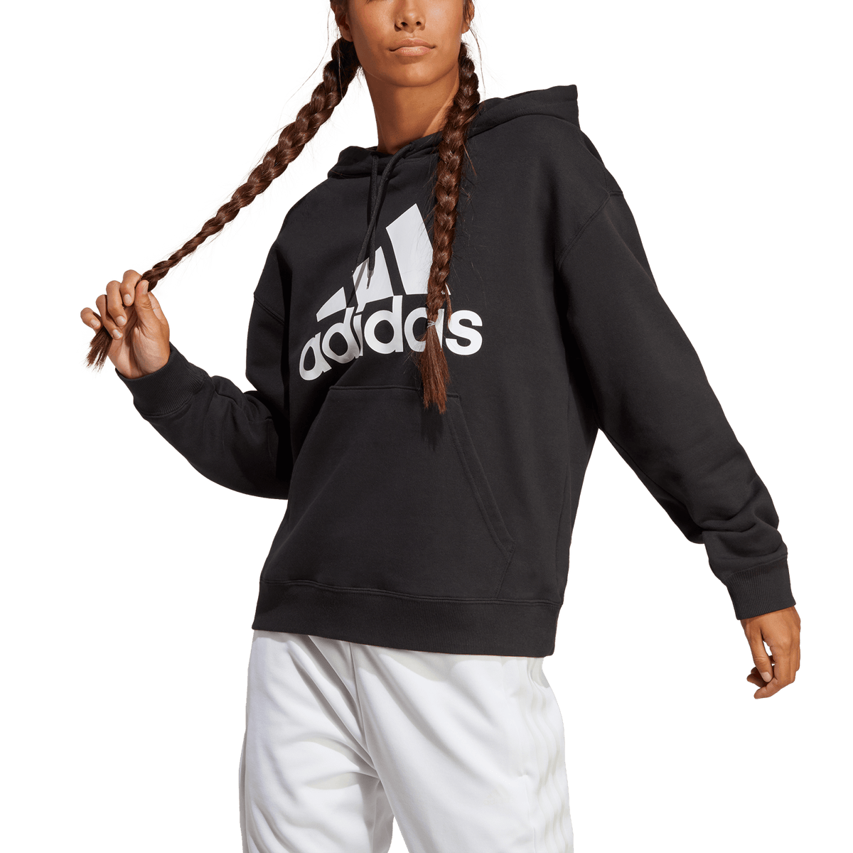 adidas Essentials Big Logo Oversized French Terry Hoodie (W) - Fitsole