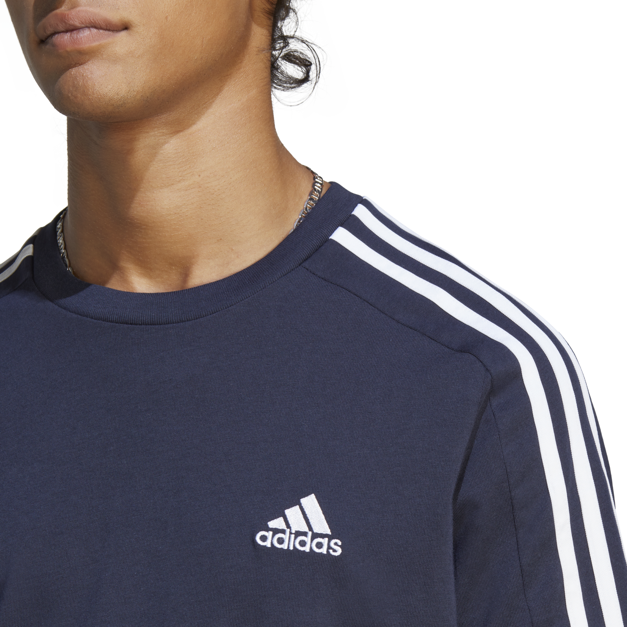 adidas Essentials Single Jersey 3-Stripes - T-Shirt (M) Fitsole