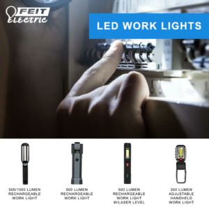 LED battery work lights