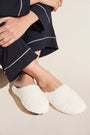 Sherpa Slipper in Ivory.