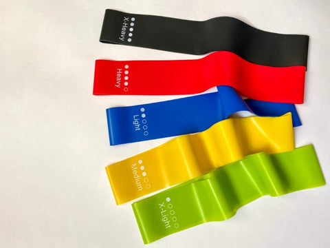 Mini resistance bands for fitness