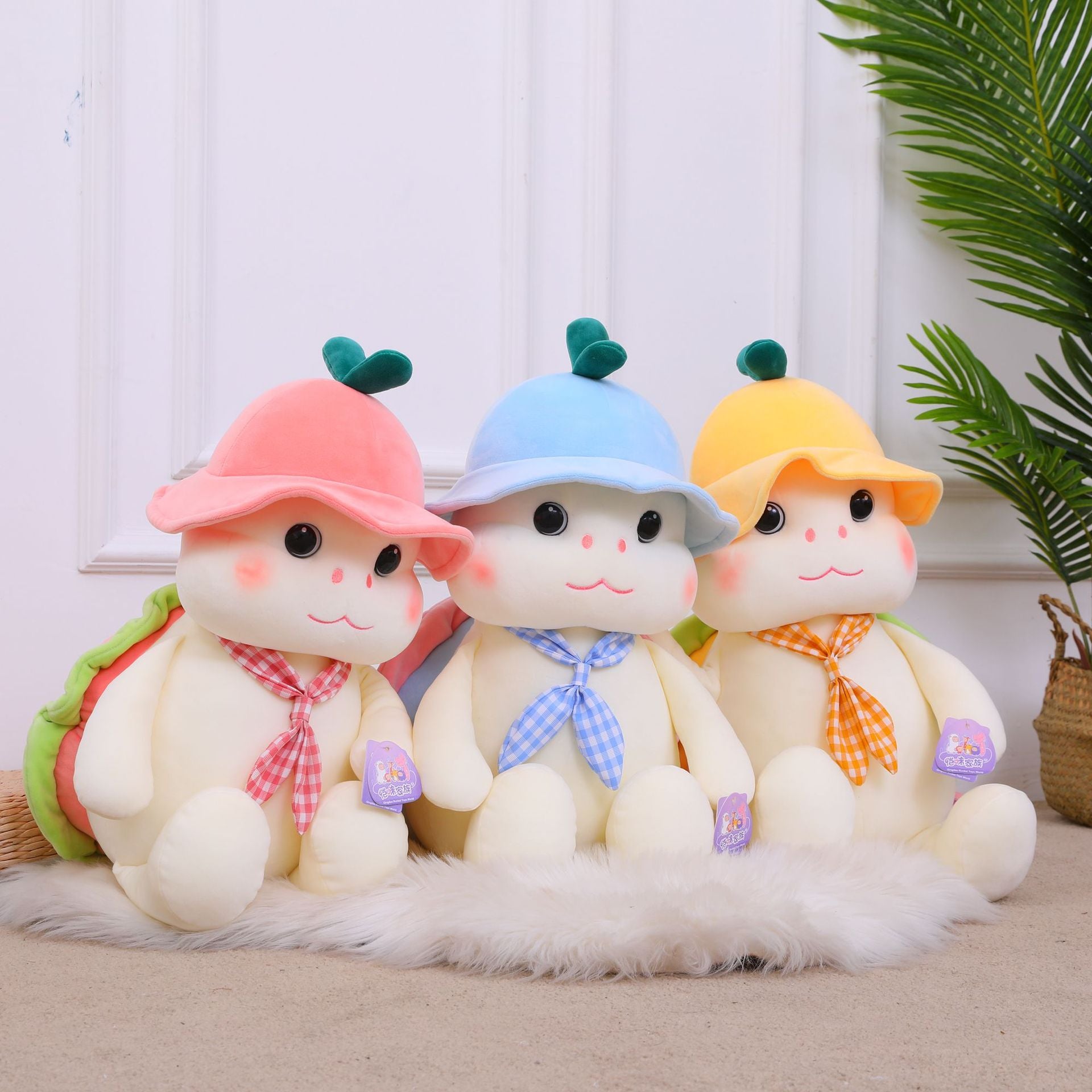 Mewaii™ Mushroom Family Stuffed Animal Kawaii Plush Pillow Squish Toy 