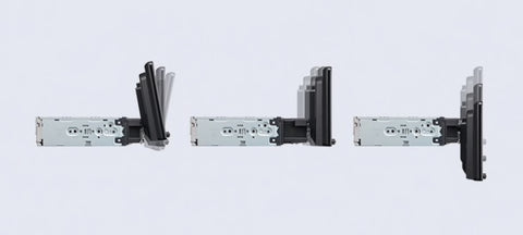 three way adjustable mount for Sony head unit