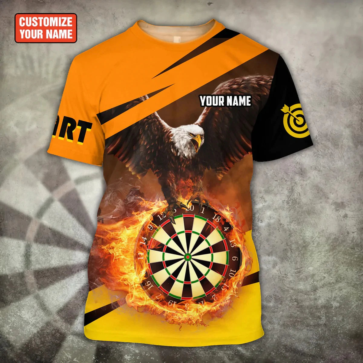 Darts Hawaiian Shirt Custom Name, Dart Fire Uniforms Personalized