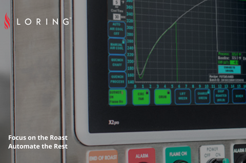 loring coffee roasting profile and curve