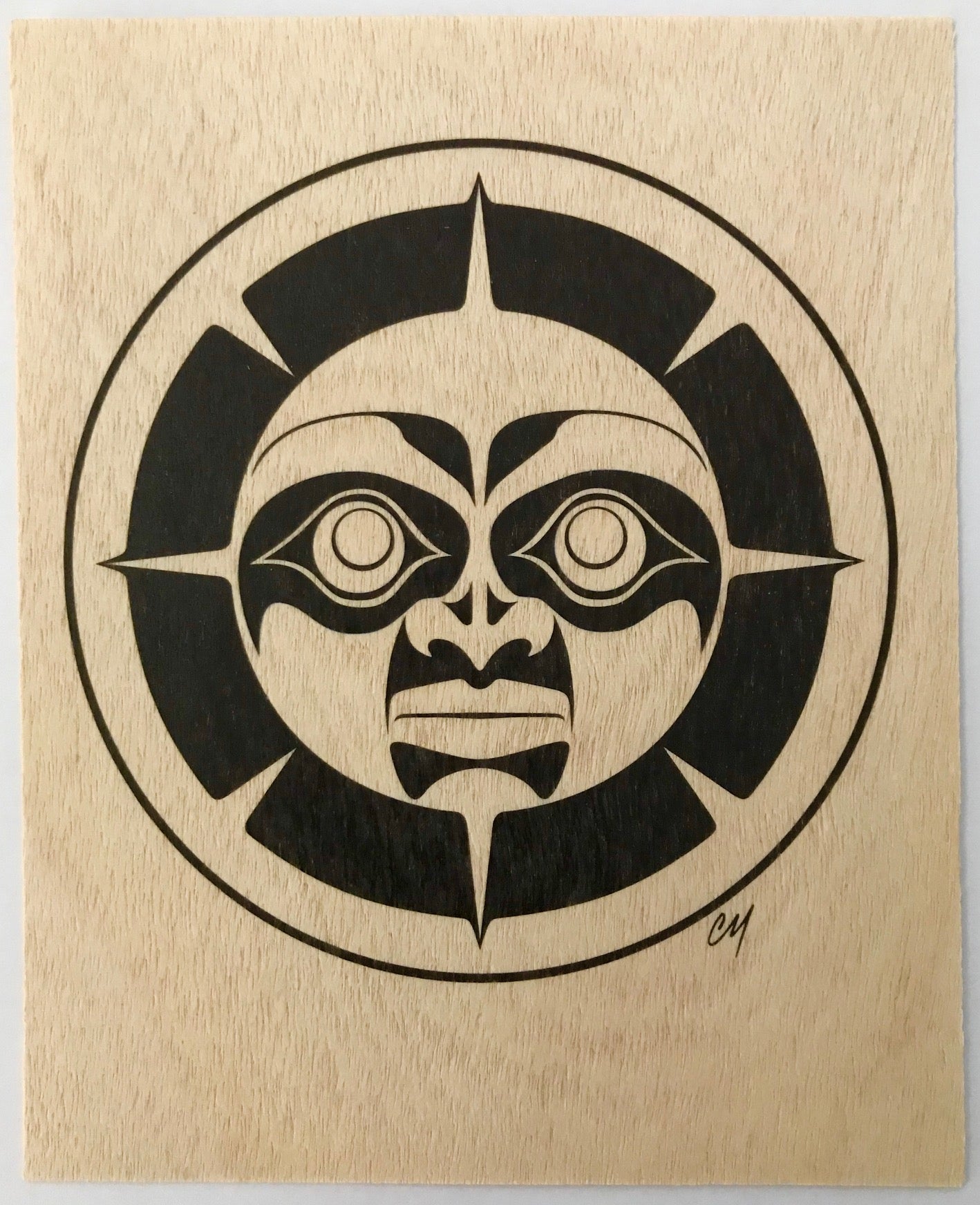 Haida Full Moon Reclaimed Print Co