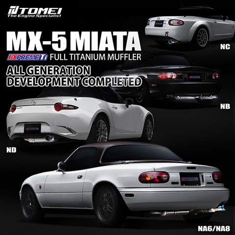 Expreme Ti Full Titanium Muffler for MX-5 MIATA NA6 NA8