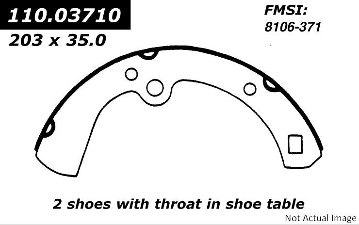 StopTech Premium Brake Shoes 