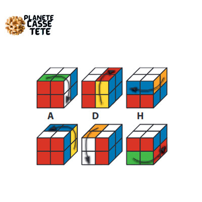 Vous apprend à résoudre un rubiks cube 3x3