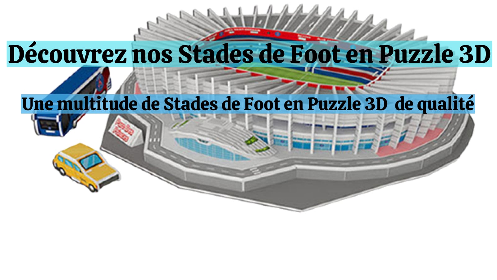 ▷ Essayez le puzzle 3D stade de foot – Planète Casse-Tête