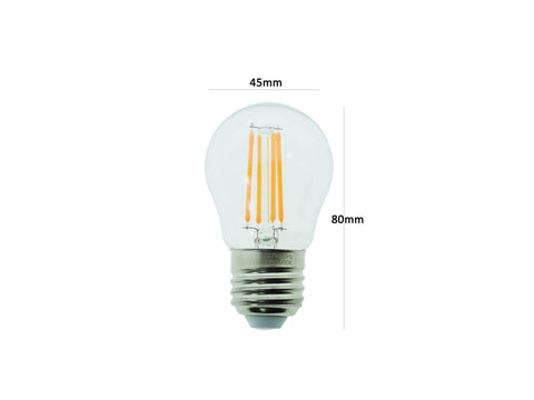 Bombilla Led 12v Opalray, 4w Regulable Con Dimmer Dc, Luz