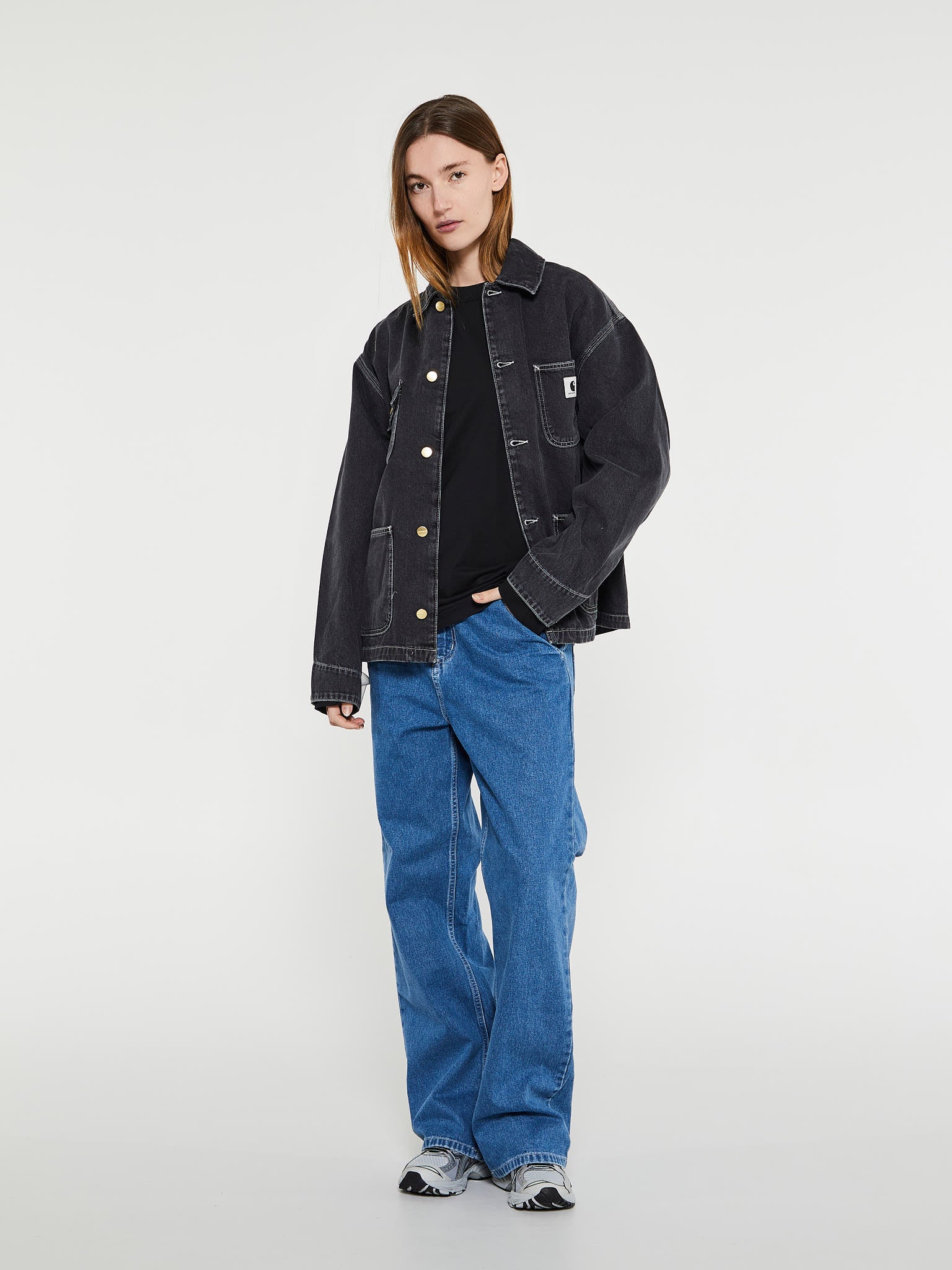 Shop Carhartt WIP Landon Robertson Jeans (blue heavy stone wash) online