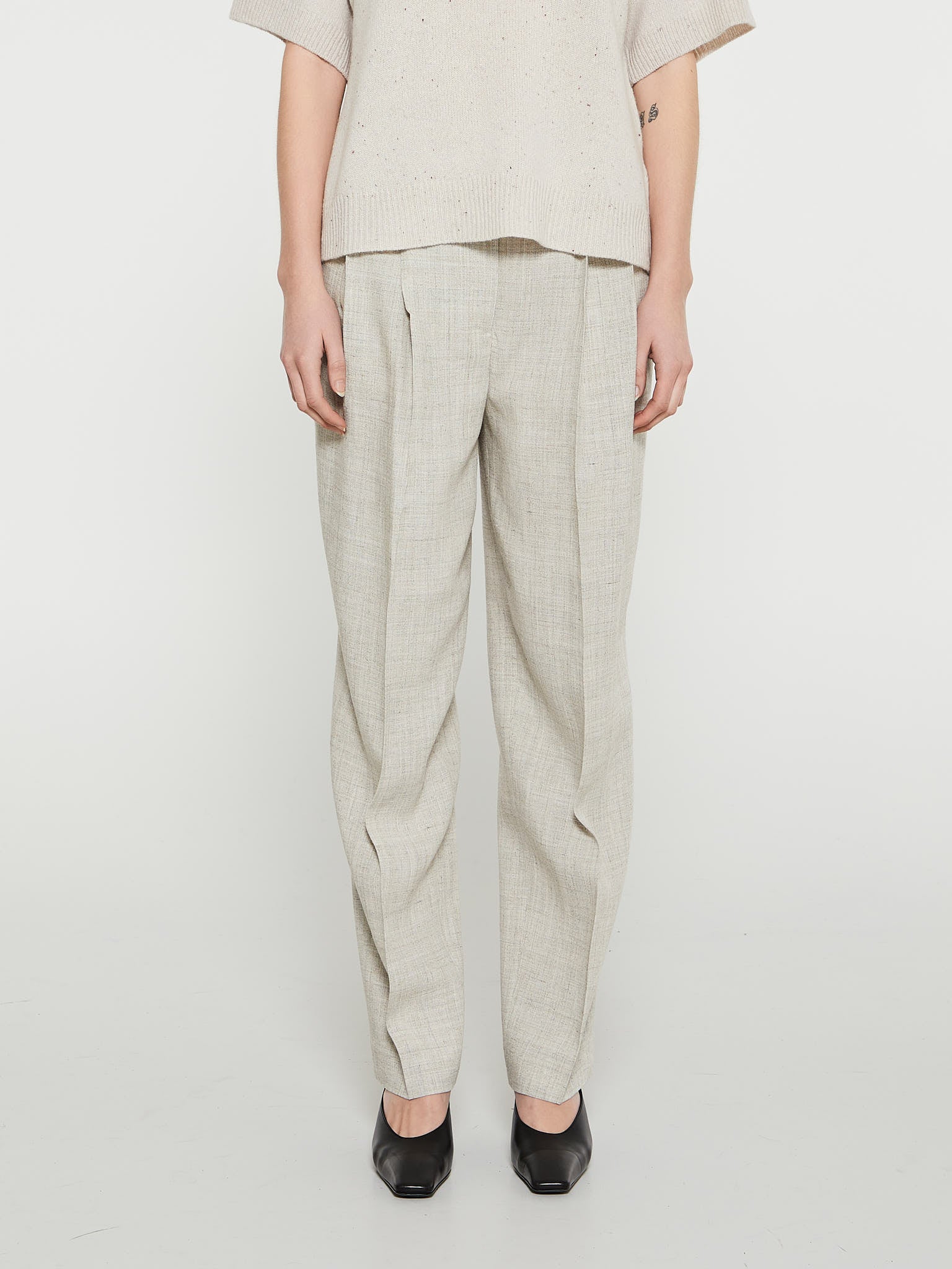 Beams Plus - 2 Pleats Trousers in Sand – stoy