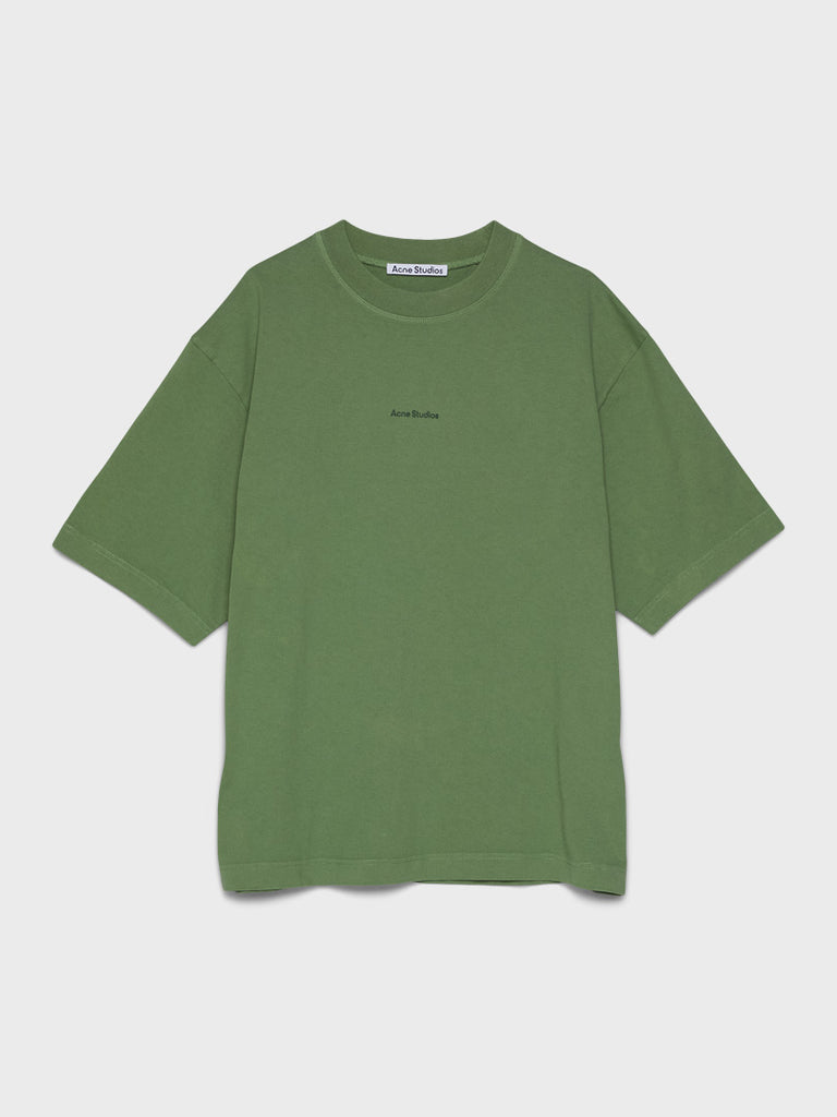 Acne - Logo T-shirt Green – stoy