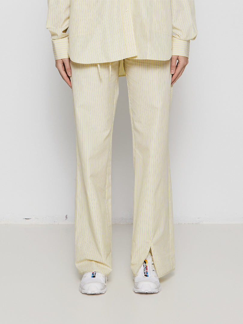 Gimaguas SSENSE Exclusive Yellow Stripe Zalo Lounge Pants for Women