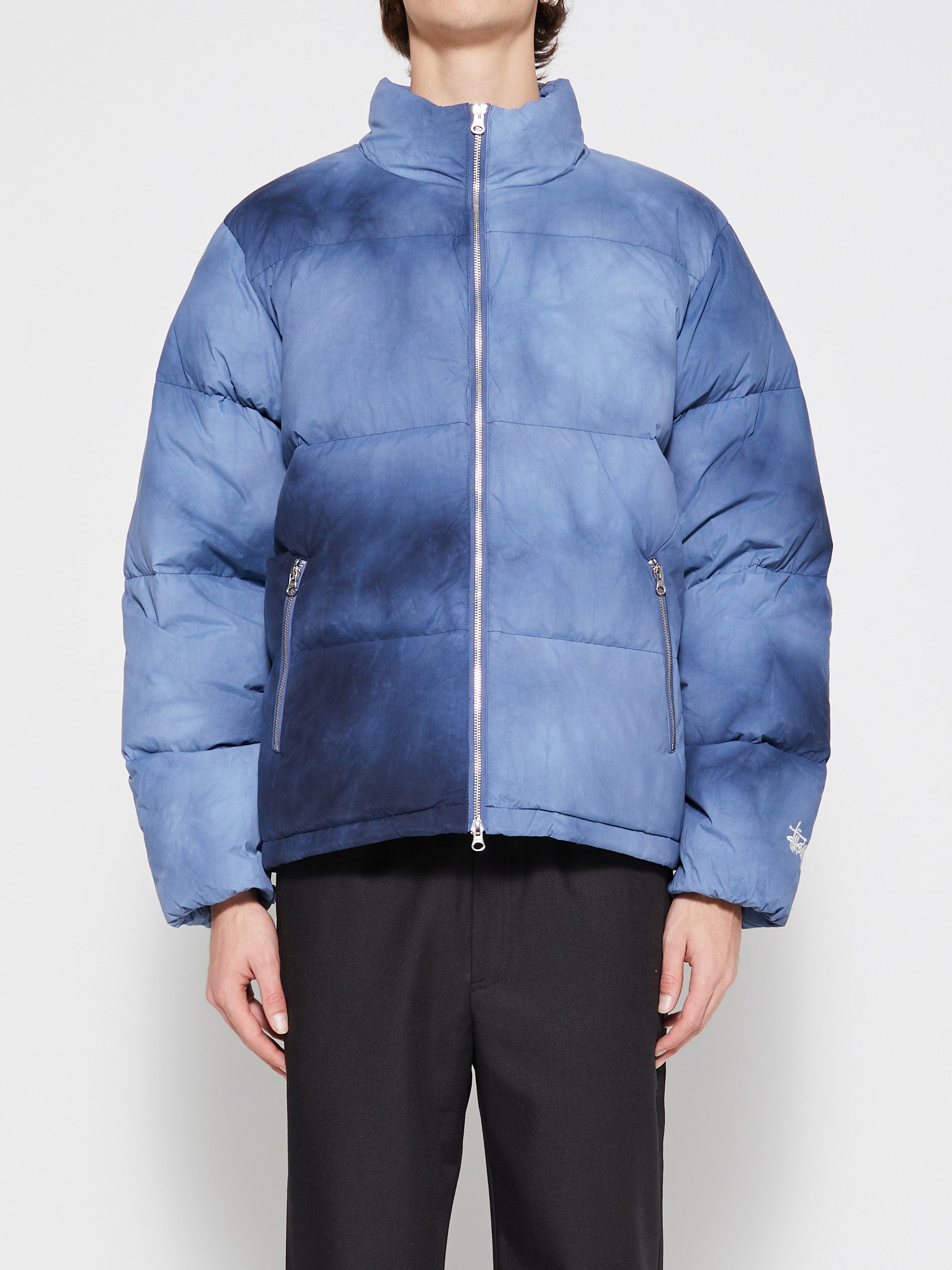 Stüssy - Recycled Nylon Down Puffer in Washed Navy – stoy