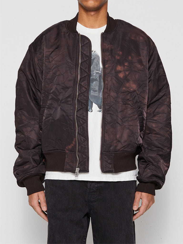 Stüssy - Dyed Nylon Bomber in Brown – stoy