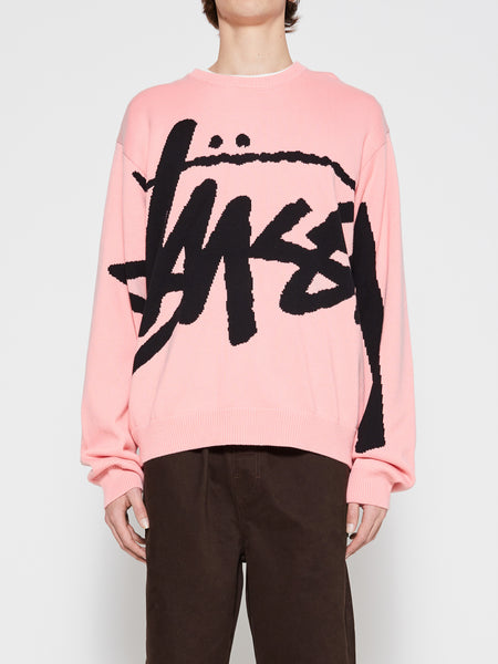 Stüssy - Stock Sweater in Pink – stoy