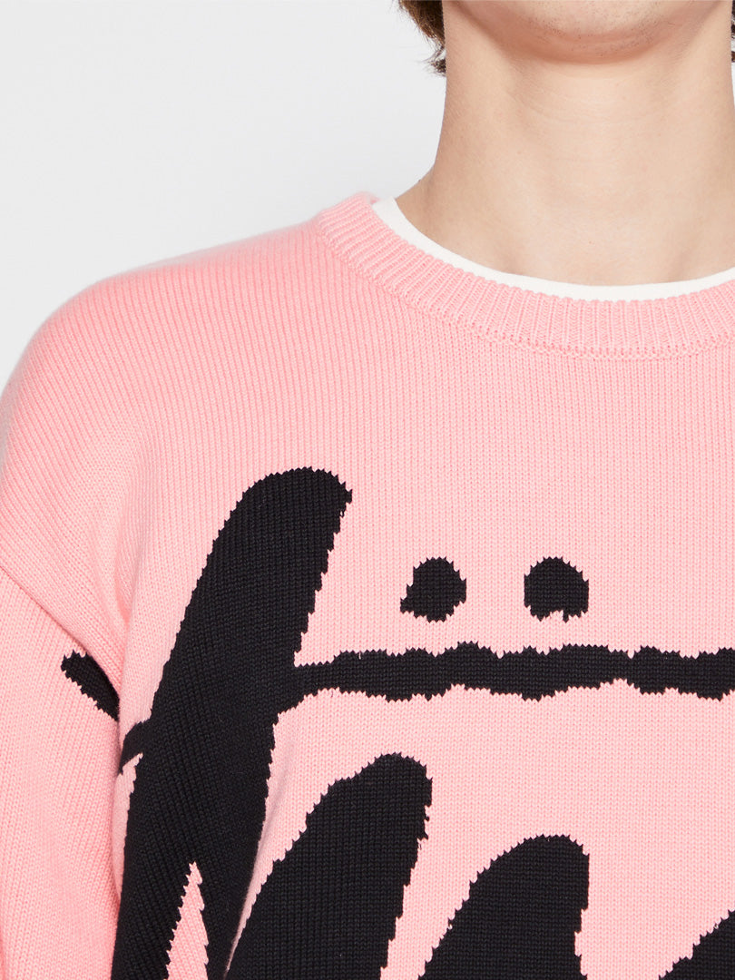 贈与 XLサイズ STUSSY STOCK SWEATER PINK ピンク セーター tdh