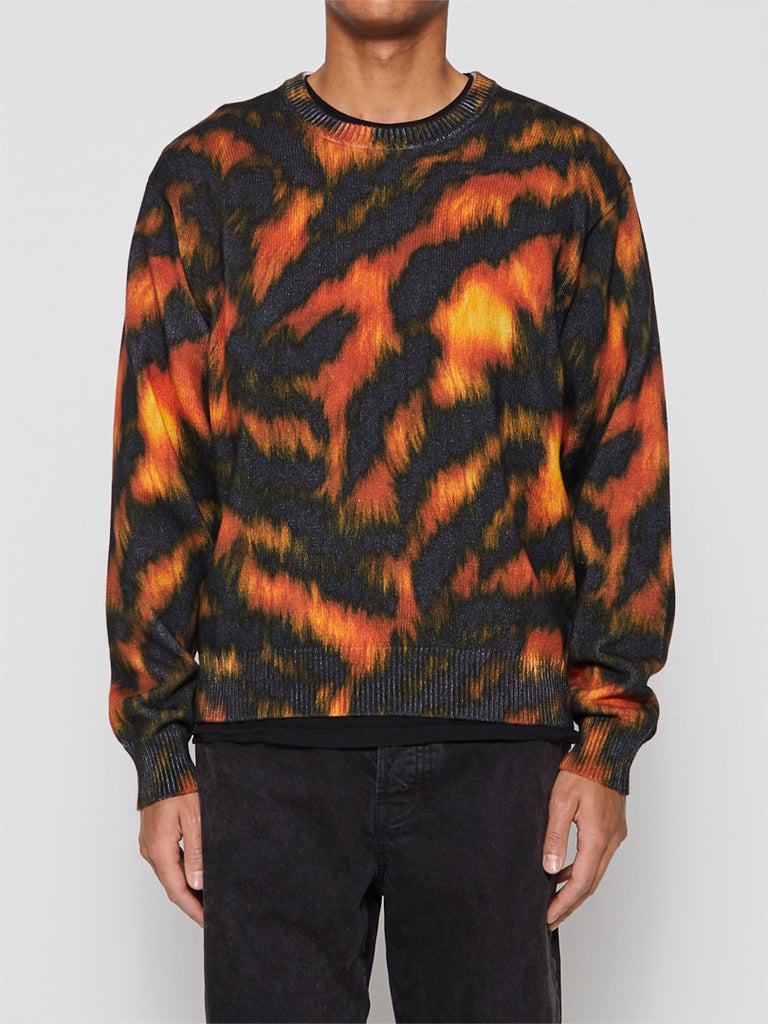 Stüssy - Printed Fur Sweater in Tiger – stoy