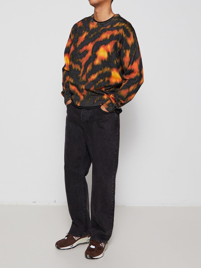 Stüssy - Printed Fur Sweater in Tiger – stoy