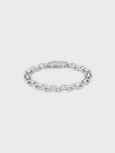 Tom Wood - Figaro Bracelet Thick in 925 Sterling Silver – stoy