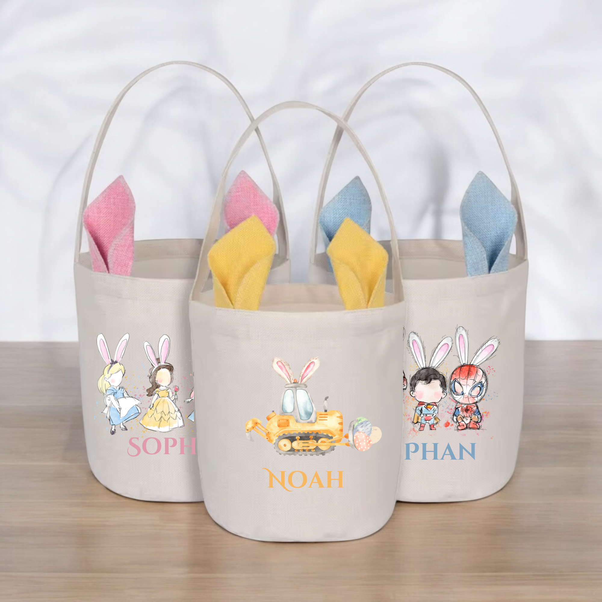 Burlap Easter Basket
