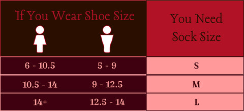 Sock Sizing Chart