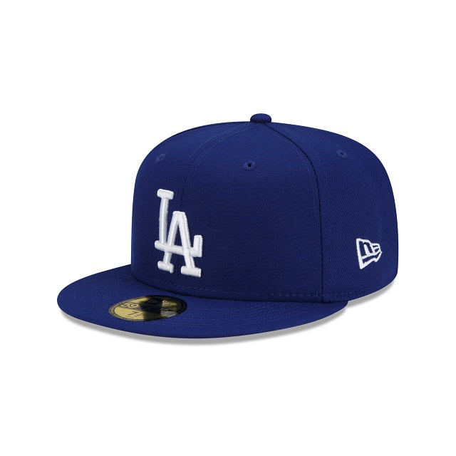 New Era 100% Authentic MLB Los Angeles Dodgers Royal Blue ot Black  Hat/White Script Letters Logo 950 9Fifty Cap Hat OSFA (Royal Blue with  White LA)