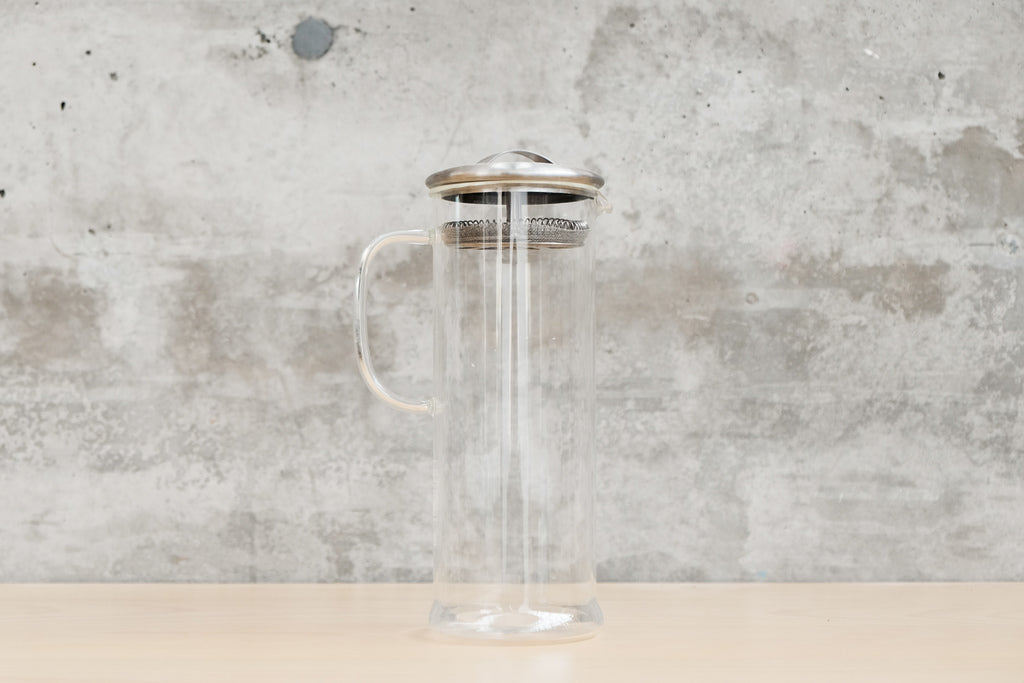 Use our Tall Brew Pot for the easiest, fail-proof cold brew vessel.