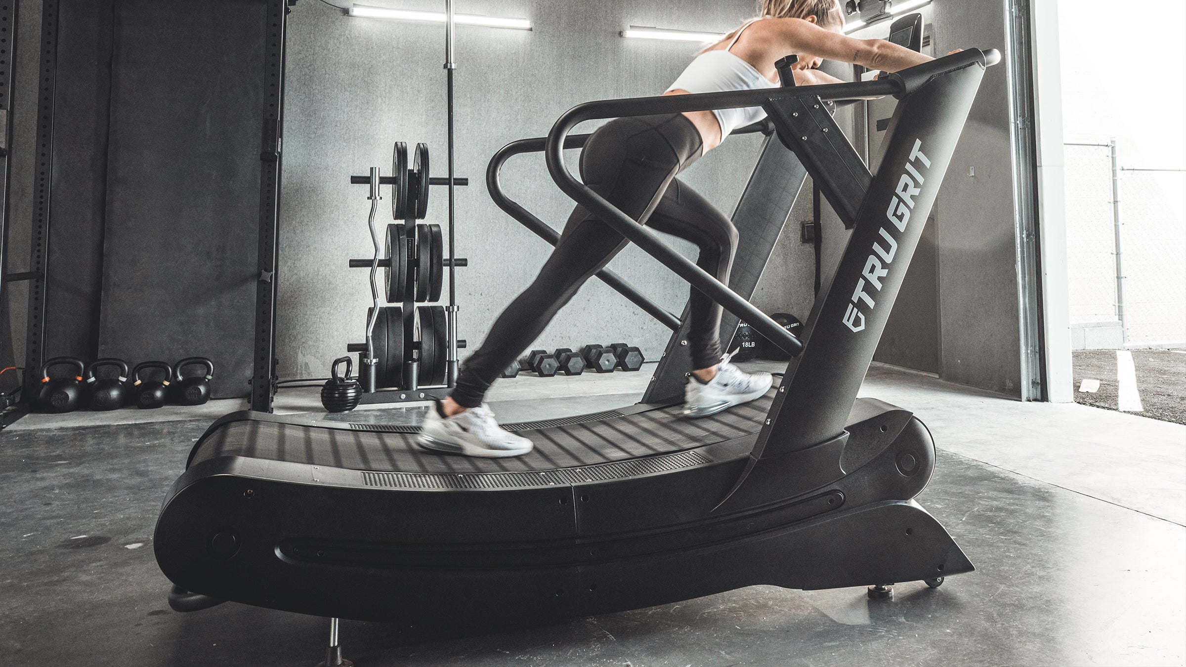 Tri Grit Fitness - Grit Runner. 100% manually operated treadmill you will train harder, break goals faster and crush the competition.