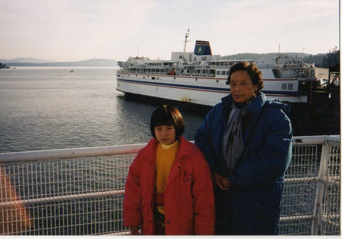 Rosa with her Grandmother as a child