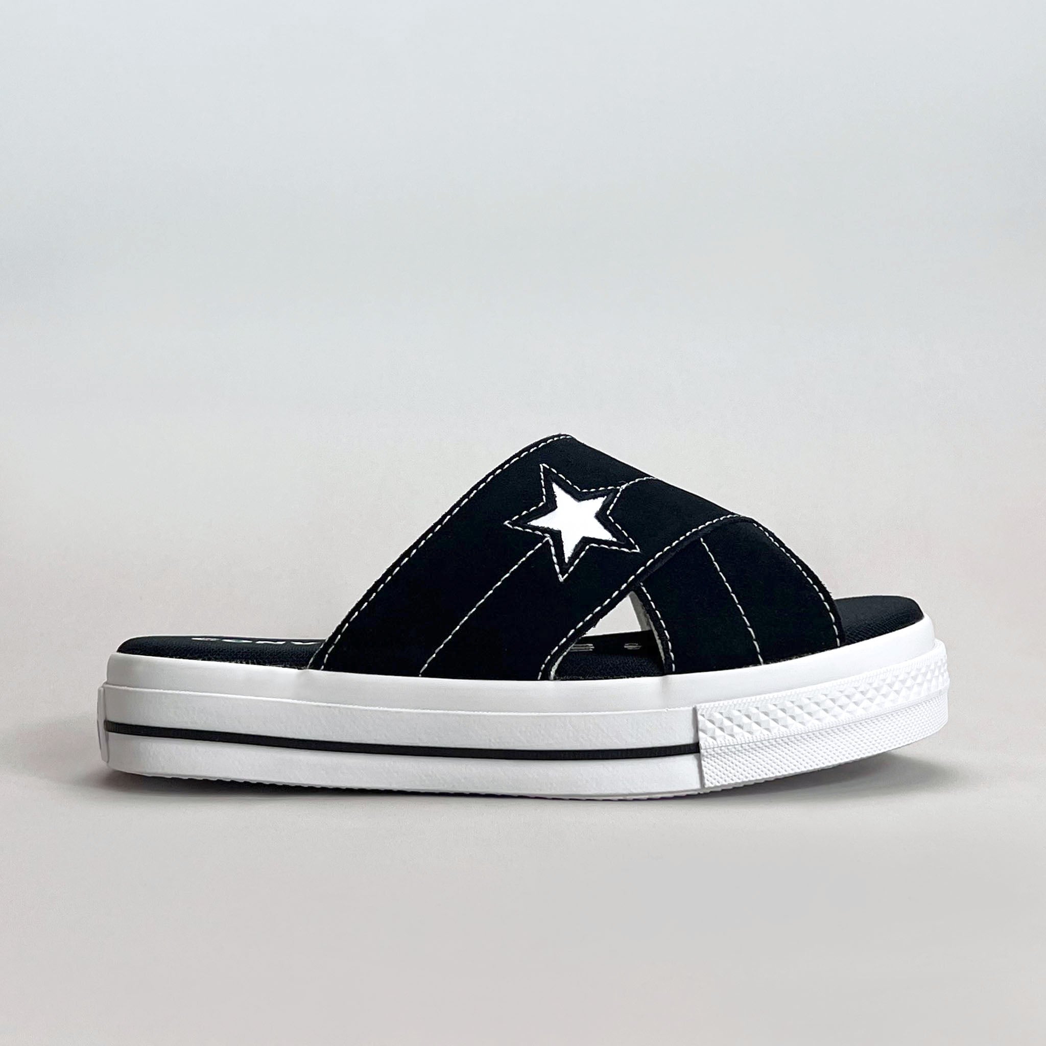 Converse Women s One Star Sandal Slip 564147C Navy Egret White