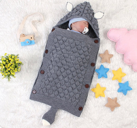 Strikket Baby Sovepose Den perfekte nattsøvnen barnet –