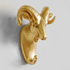 GoldenHome™ – Muurhangers | Gouden Dieren Modellen – Luxe Uitstraling – Makkelijk Bevestigen – Voor Sleutels, Tassen en meer