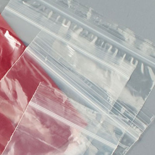 M02908 MMOREZMORE 100 Ziplock Bags 5x7 Clear Plastic Zip Lock Bag