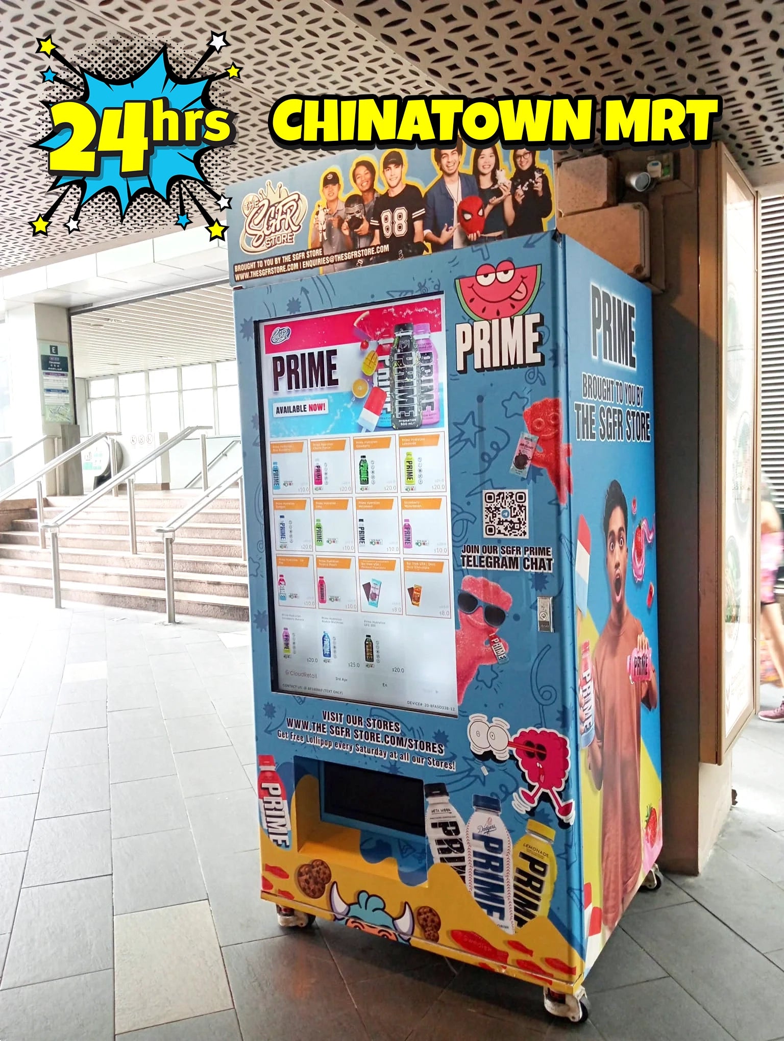 SGFR Prime Vending Machine at Ang Mo Kio