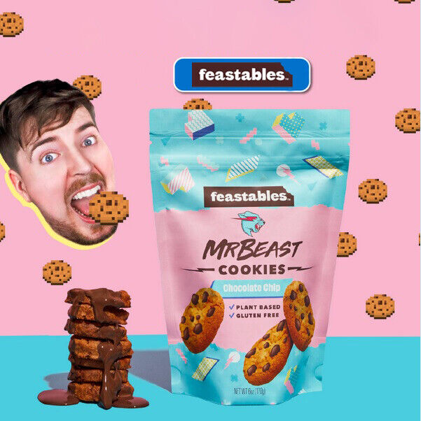  Feastables MrBeast Chocolate Bars – Made With