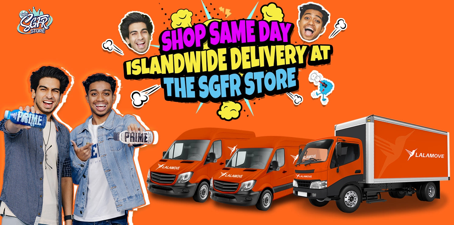 Shop Same Day Islandwide Delivery at the SGFR Store