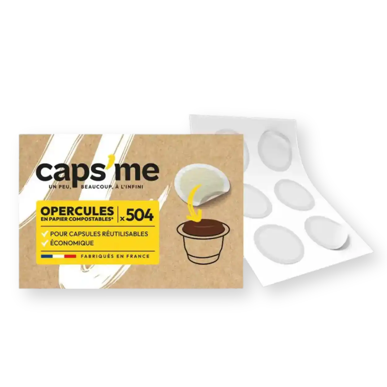 CAPS ME - Capsule rechargeable Nespresso compatible et réutilisable