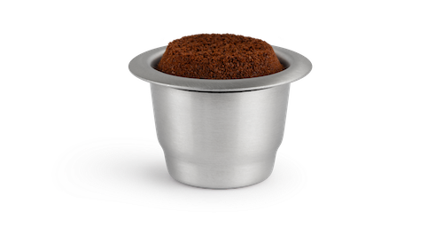 Set capsule inox café Nespresso rechargeable WAY CAP & sa timbale