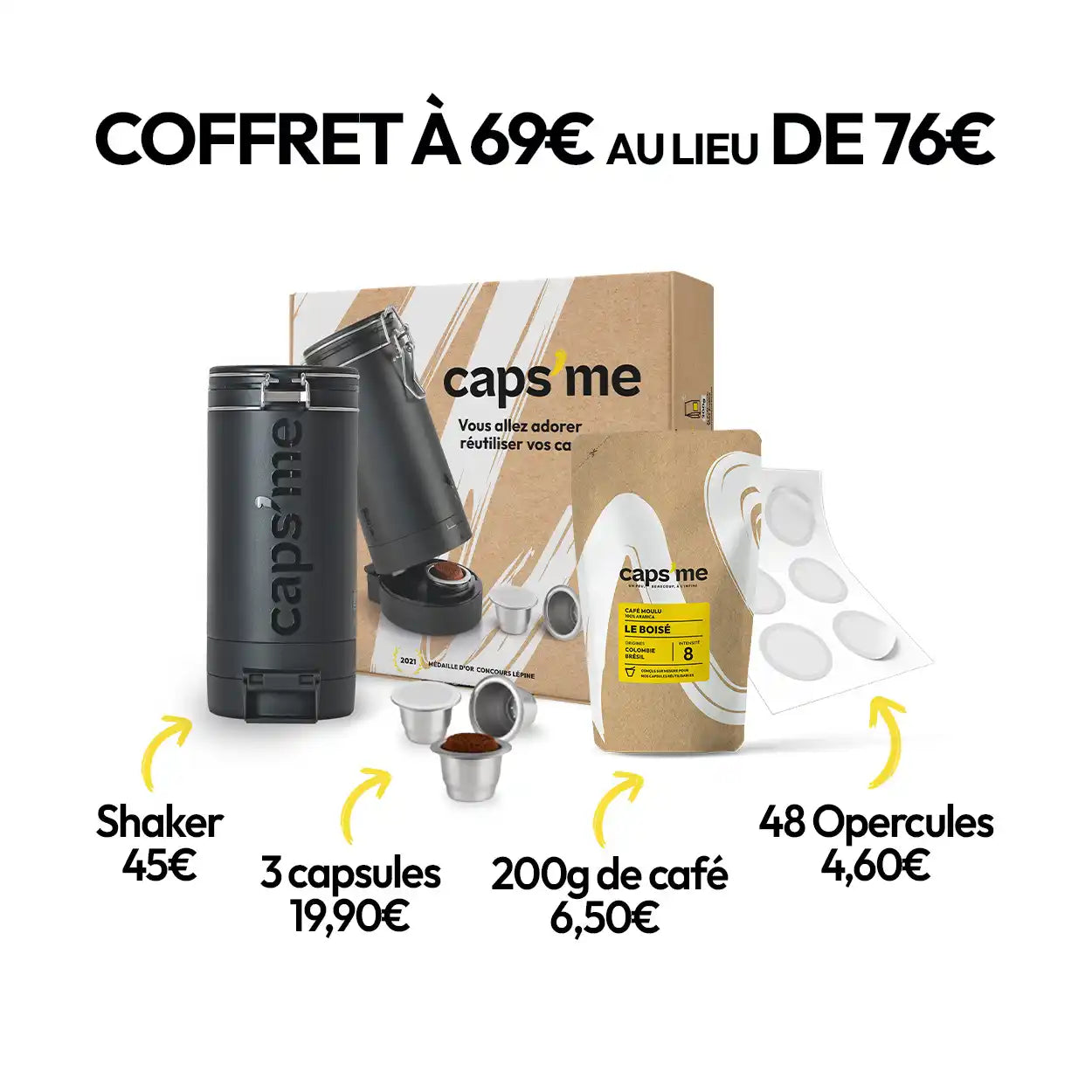 Capsme, la solution pour recharger et réutiliser ses capsules de café