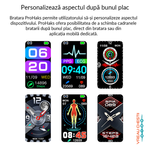 Bratara ceas inteligenta masurare glicemie, masurare sanatate, bratara ceas smart glicemie, bratara ceas  sanatate, bratara ceas glicemie, bratara ceas tensiune arteriala, bratara ceas puls, bratara ceas ECG, bratara ceas monitorizare functii vitale, masoara si verifica: tensiunea arteriala, electrocardiograma 3 derivatii (ECG), procentul de oxigen din sange, pulsul, temperatura, rata respiratorie și somnul. Aplicatie limba romana. Cea mai buna bratara ceas glicemie si tensiune arteriala.