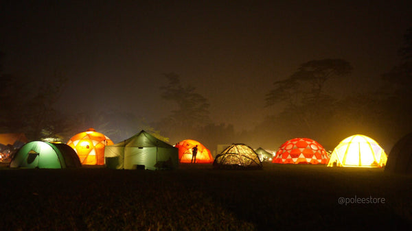 夜晚的基地營